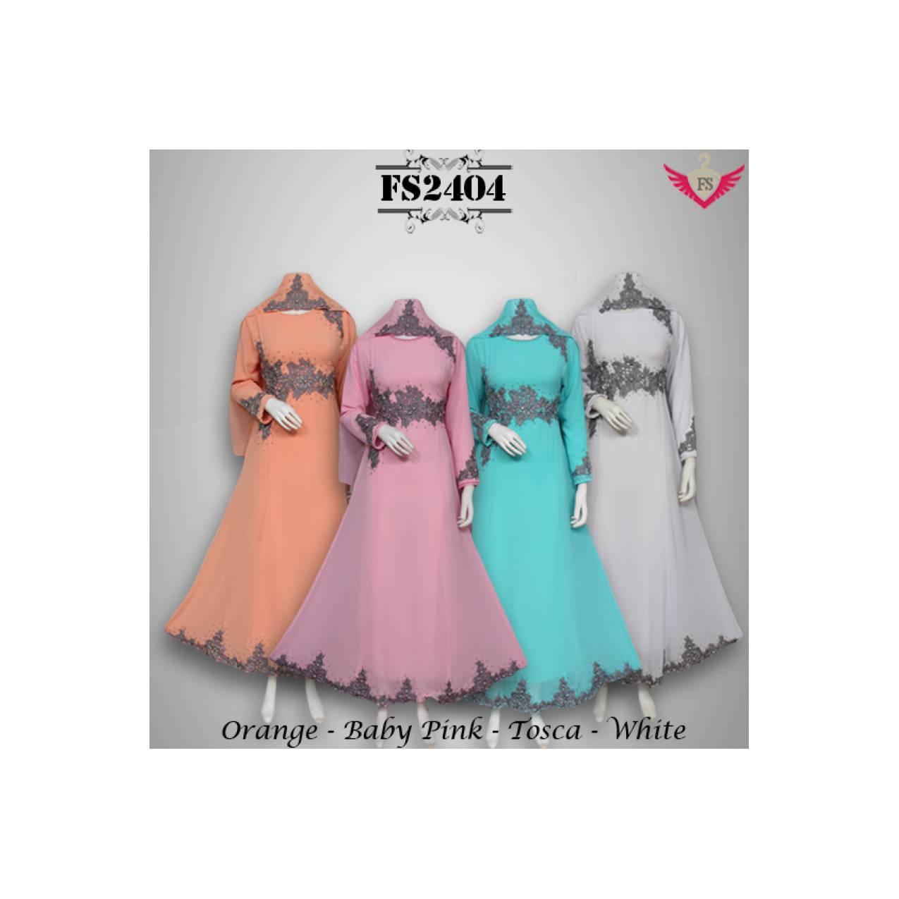 Baju Pesta Ceruty Arisa FS2404+Pashmina
