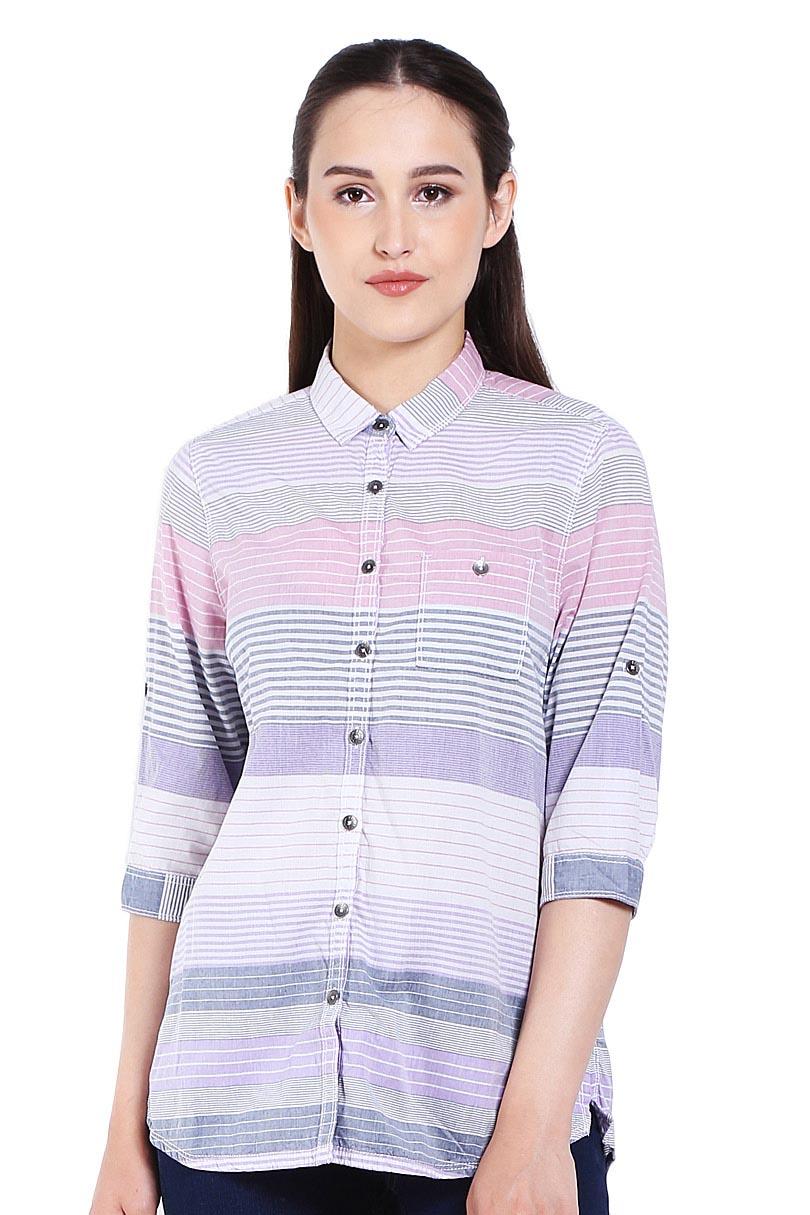 Cardinal Girl Pakaian Blouse dan Kemeja Wanita Lakad00071D.09C Kemeja Purple