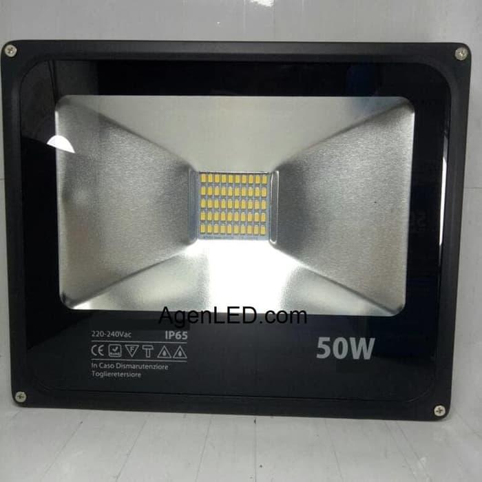 LED SOROT 50W Flood light Lampu penerangan tembak 50 w watt outdoor