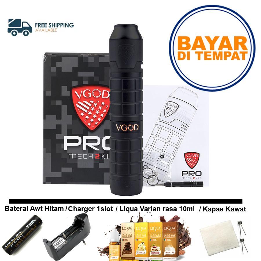 ROKOK ELETRIK/VAPE VGOD MURAH/PAKET LENGKAP VGOD/ VGOD PRO MECH KIT 2 - Black ROKOK ELETRIK/VAPE VGOD MURAH/PAKET LENGKAP VGOD/ VGOD PRO MECH KIT 2 - Black