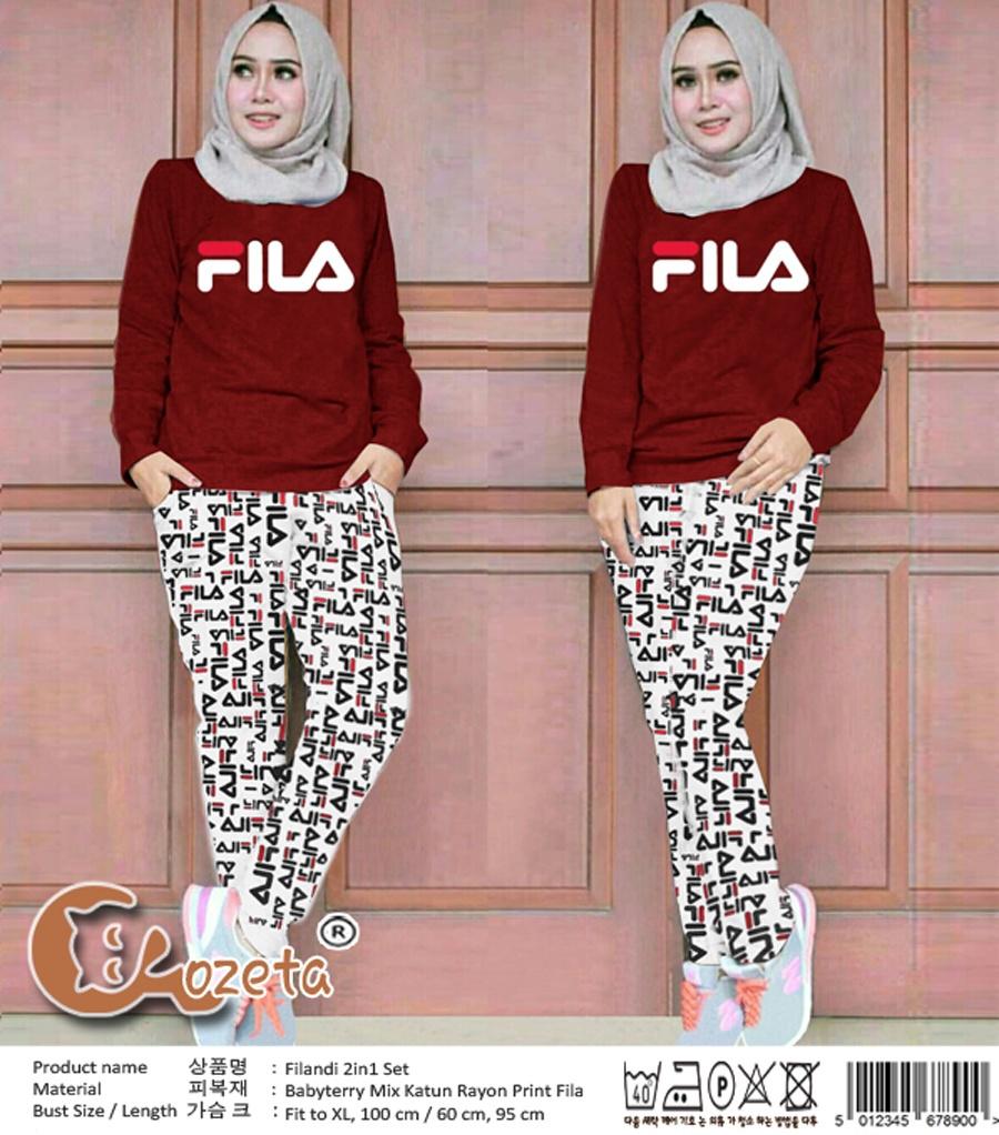 Milea Secret's - ST FILA Andisa - Setelan Wanita