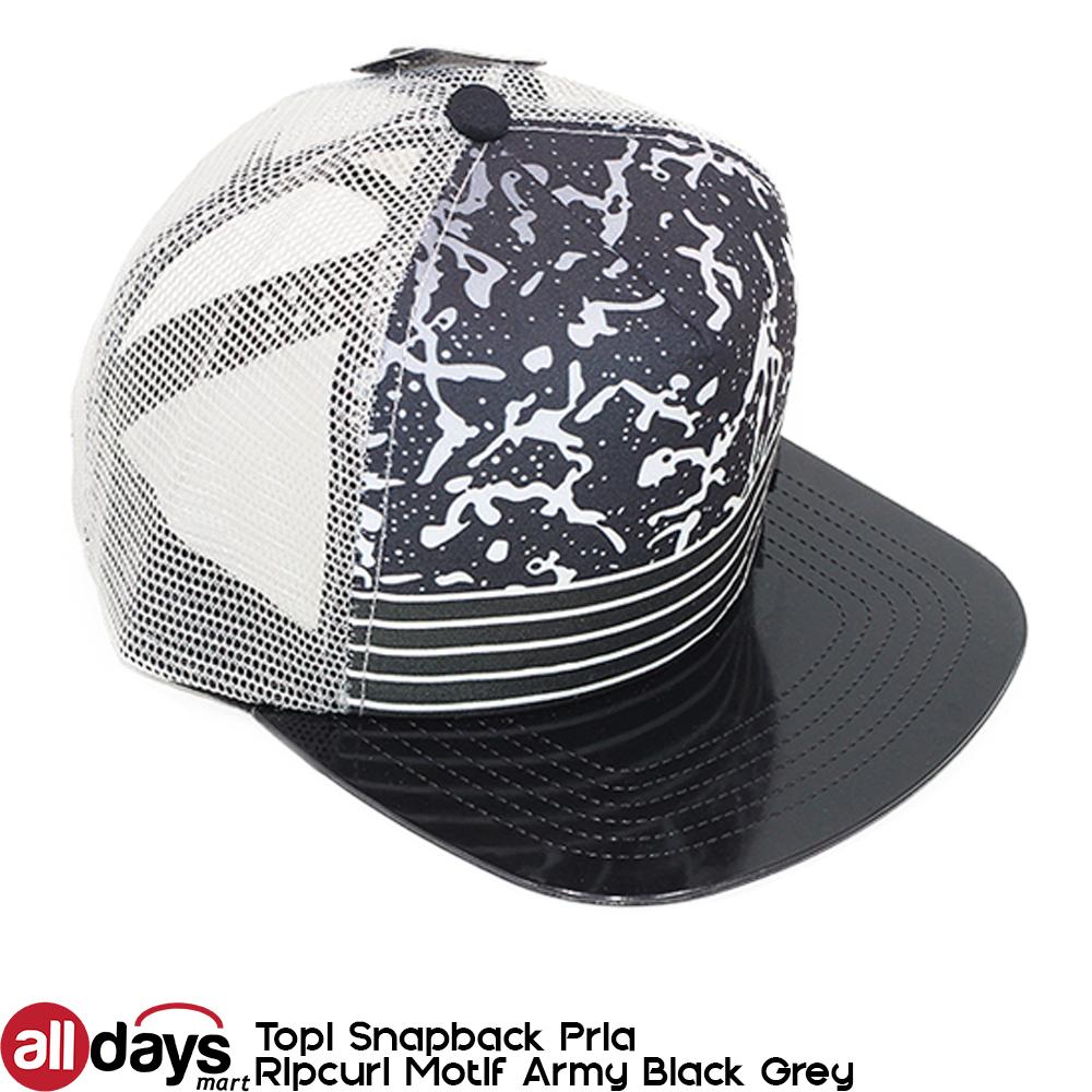 Alldaysmart Topi Snapback Pria Ripcurl Motif Army