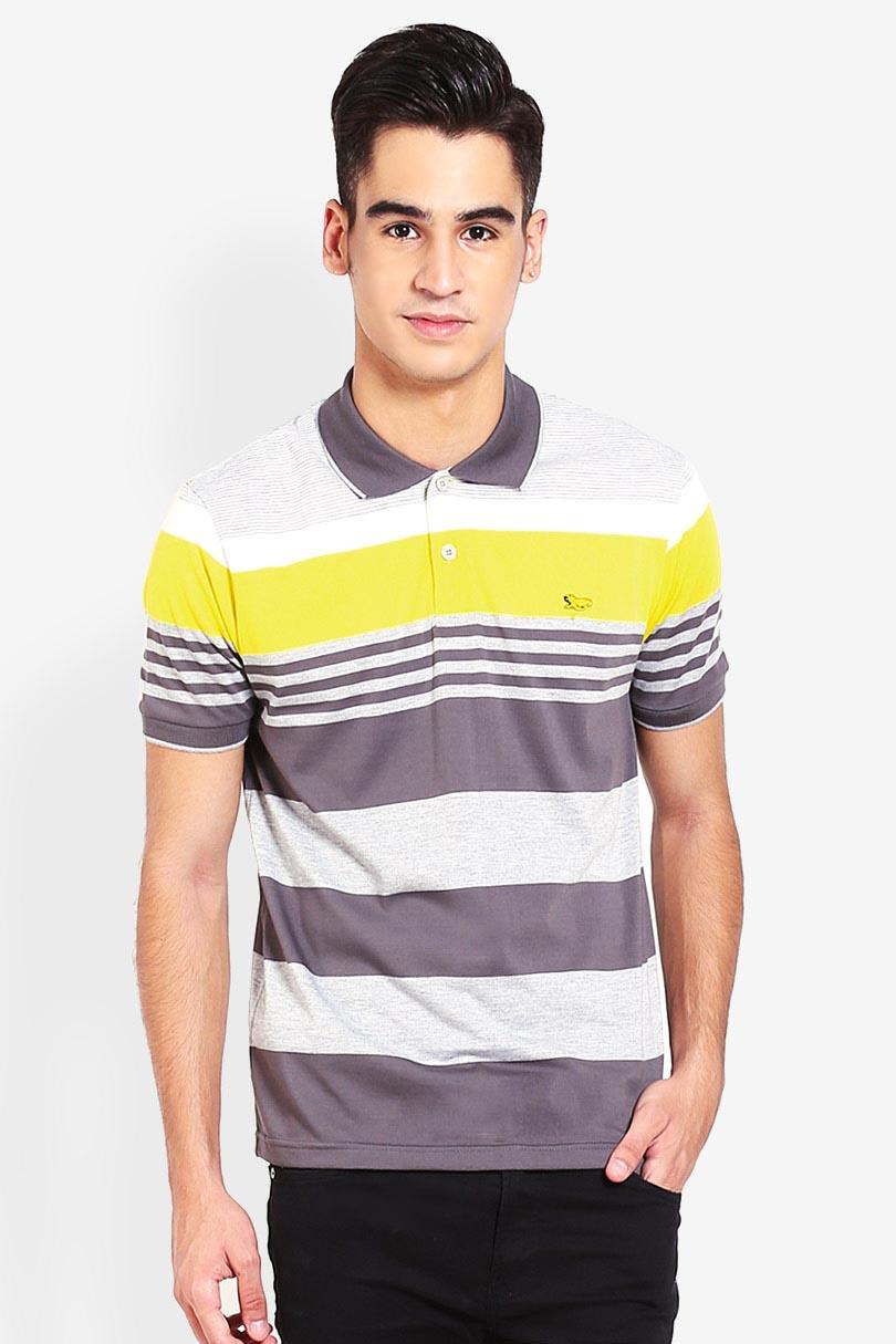 WLRS Basic Comfort Polo Shirt Grey T11166G Pakaian Atasan Kemeja Formal Pria