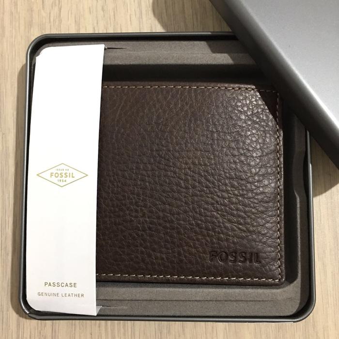 Jual dompet Pria Fossil with tinbox original ready