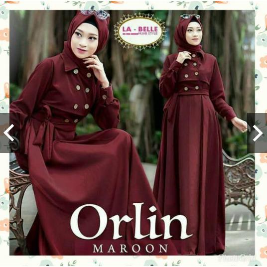 IndonesiaHeritage Gamis Pesta Trendy Mewah Elegan Balotelly - Nikahan Kondangan Hijaber Muslimah - Gaun Dress Party Terbaru - Fashion Muslim Wanita ihorline