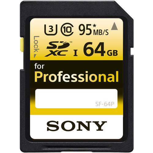 Sony SF-P SDXC 64GB Class 10 Professional 95MB/s