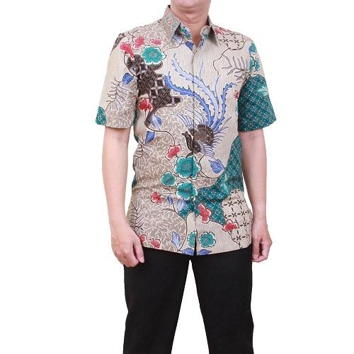 KEMEJA BATIK HERITAGE PREMIUM TULIS CENDRAWASIH TOSKA