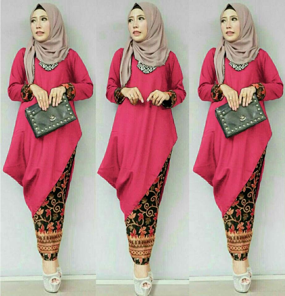 J&C Setelan Kebaya Mariska Batik / Atasan Twistcone / Rok Batik / Baju Pesta / Gaun Pesta / Setelan Kebaya 2 in 1 / Baju Pesta / Kebaya Muslim / Rok Panjang Batik / Rok Batik / Gaun Kebaya