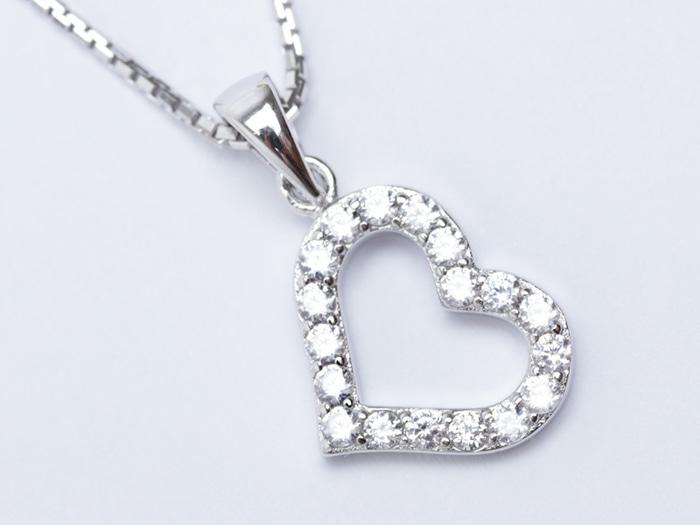 Kalung Perak EMAS PUTIH ASLI KOREA - WG 314 (Garansi 6 Bulan)