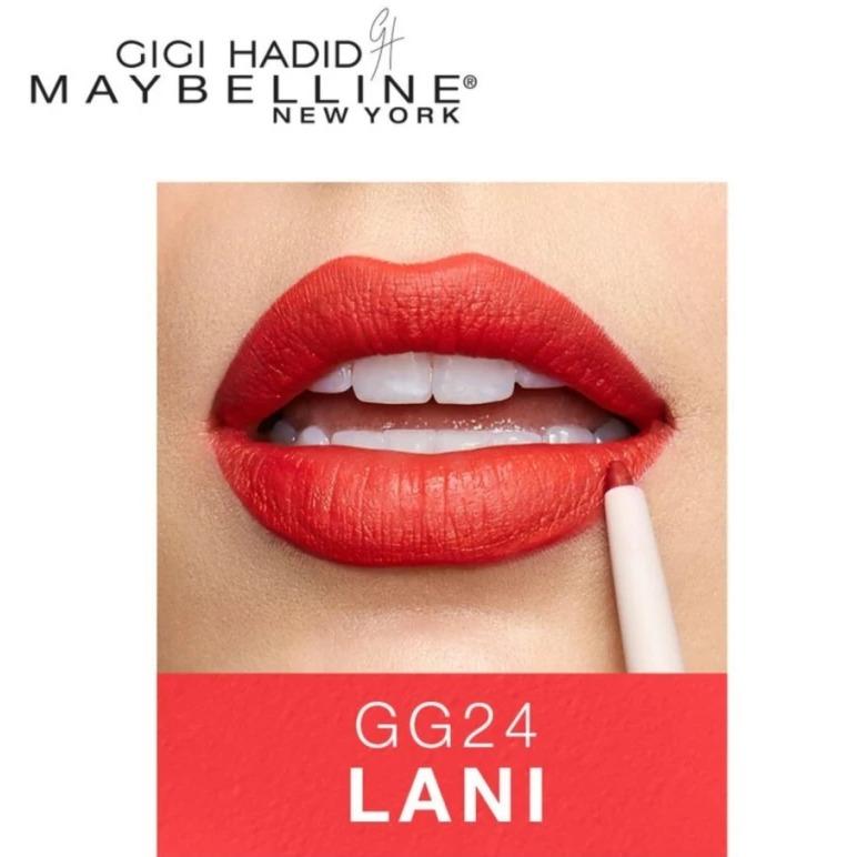 Maybelline GIGI HADID Limited Edition West Coast Glow Lip Liner Lip Matte Lipstick Pensil Bibir - Lani
