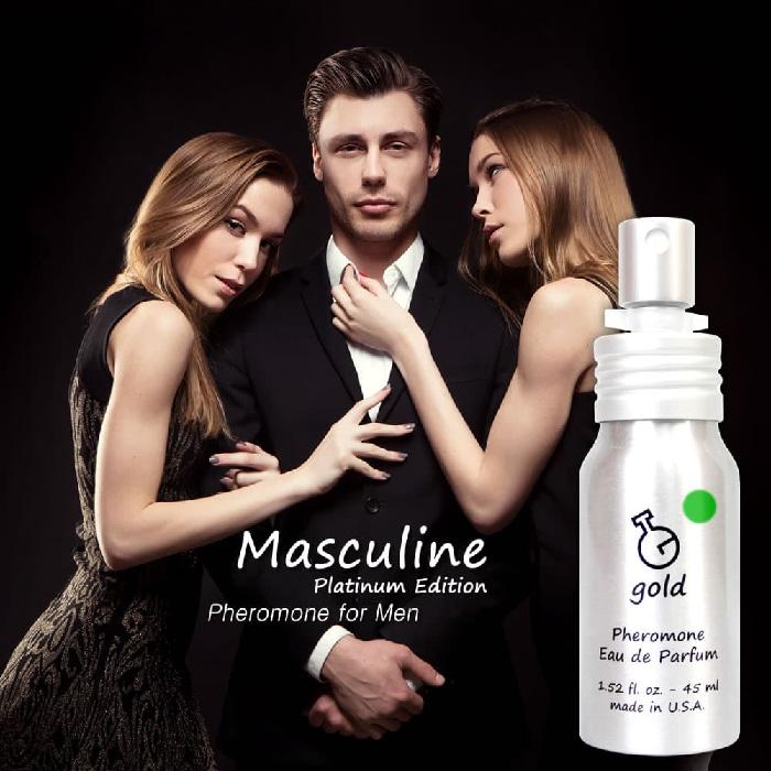 Parfum Pemikat Gold Pheromone Masculine (PLATINUM EDITION)