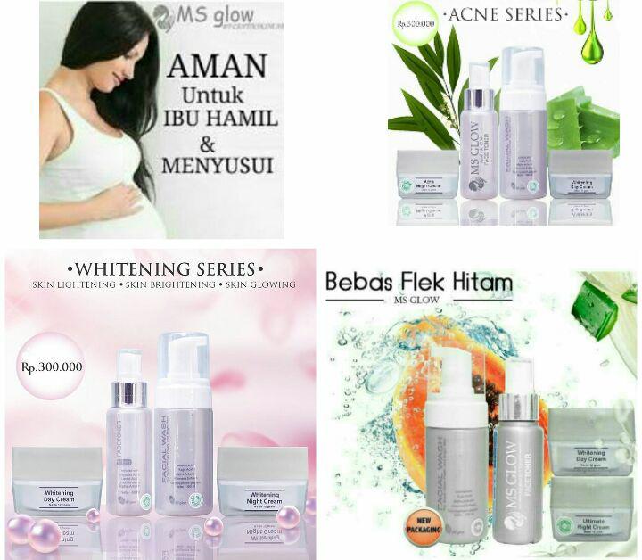 Pket wajah ms glow by cantik skincare original bpom