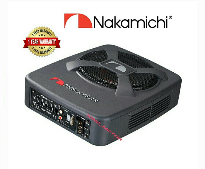 Best Seller BASSTUBE SUBWOOFER KOLONG SLIM AKTIF NAKAMICHI NBF100A (10 INCH)