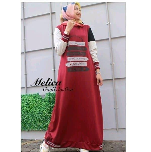 TOF GAMIS TERLARIS Gamis Wanita TERBARU Gamis Syari Dress Wanita Muslim Murah MELIKA DRESS