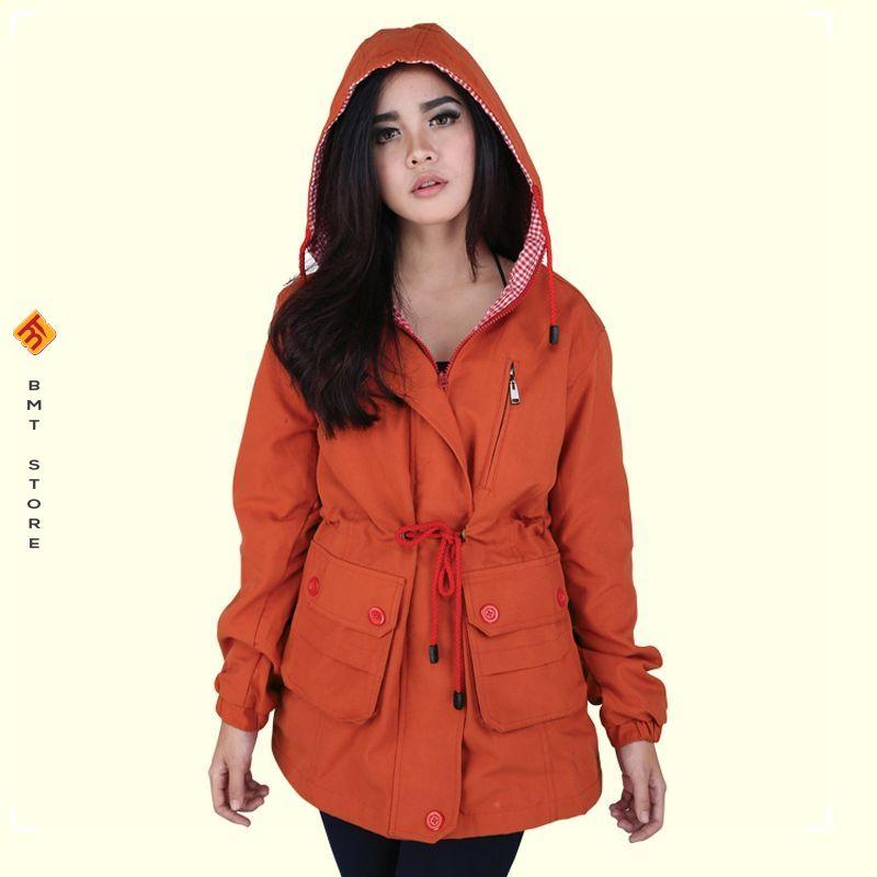 Jaket Casual Wanita Catenzo RC 120-135 Merah Bata