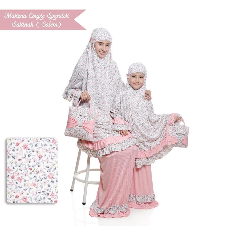 Best seller - Mukena Couple Spandek Sakinah (Ibu Anak) - SALEMbaju muslim wanita / baju muslimah / baju muslim wamita terbaru / baju muslim murah TERBARU!!
