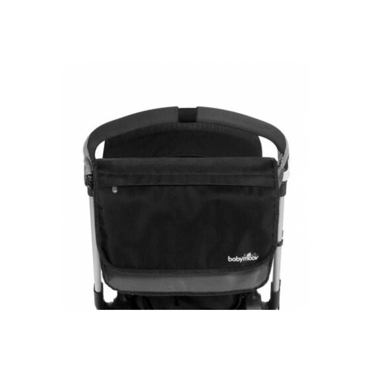 Tas Bayi Babymoov Messenger Black Sling Diaper Baby Changing Bag Black