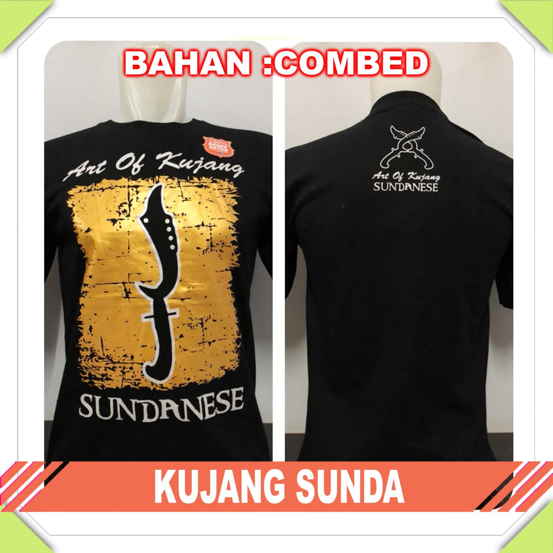 Anime ID - Kaos T-Shirt Distro / kaos Pria / Tshirt Pria / Distro Pria / Baju Pria Sunda Kujang Sunda - Hitam