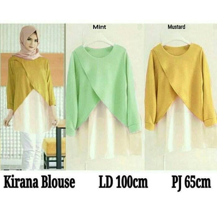 batik tunik vintage unik blouse muslim baju atasan bluss wanita gaul / Blouse Muslim / Blouse Muslim Model Terbaru