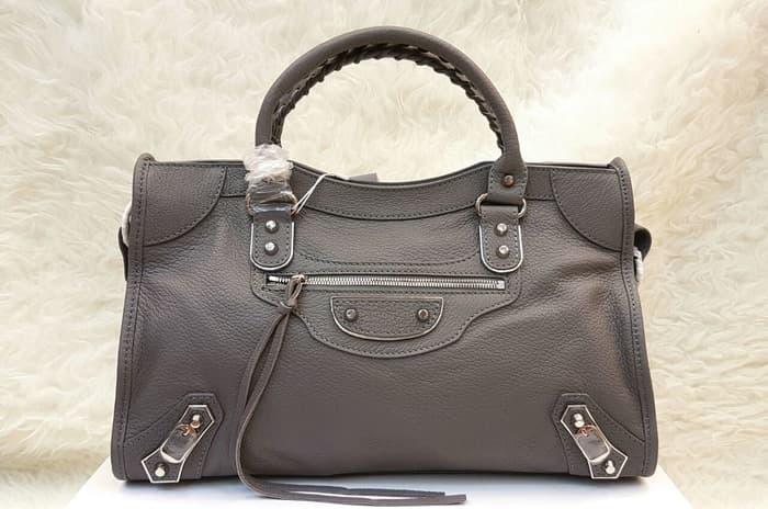DISKON Balenciaga Edge 38cm Grained Leather Hand Bag / Tas Wanita Branded