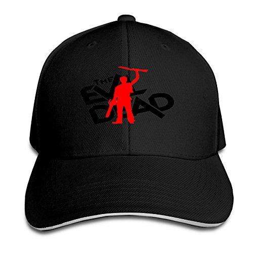 The Evil Dead Bruce Campbell Ellen Sandweiss Sandwich Bill Cap Baseball Hat Fitted