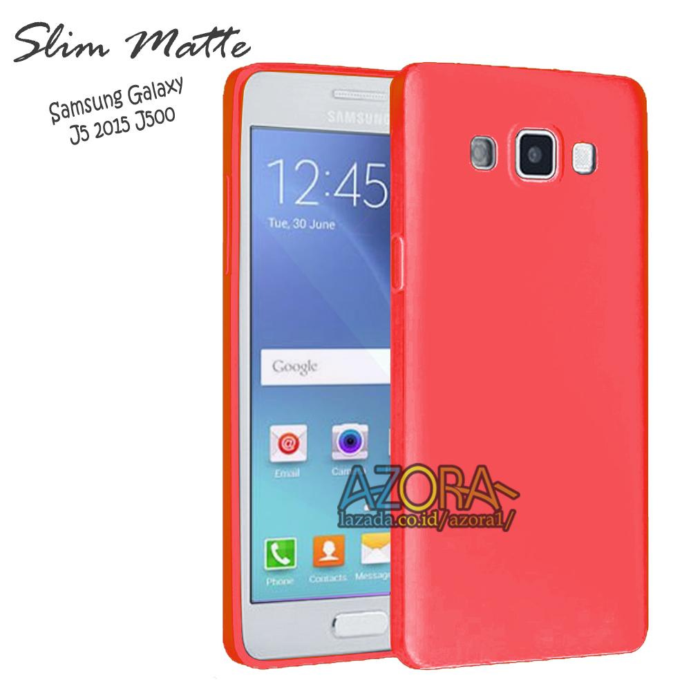Case Slim Black Matte Samsung Galaxy J5 2015 Baby Skin Softcase Ultra Thin Jelly Silikon Babyskin