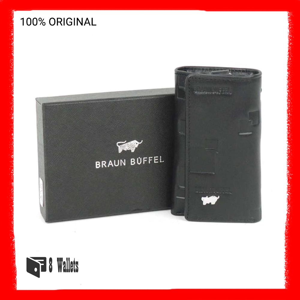 Dompet Gantungan Kunci Kulit Mobil Motor Murah - BB SG BLACK | BLACK KEYCHAIN LEATHER WALLET| DOMPET GANTUNGAN KUNCI KULIT ASLI BRAUN BUFFEL BB SG ORIGINAL