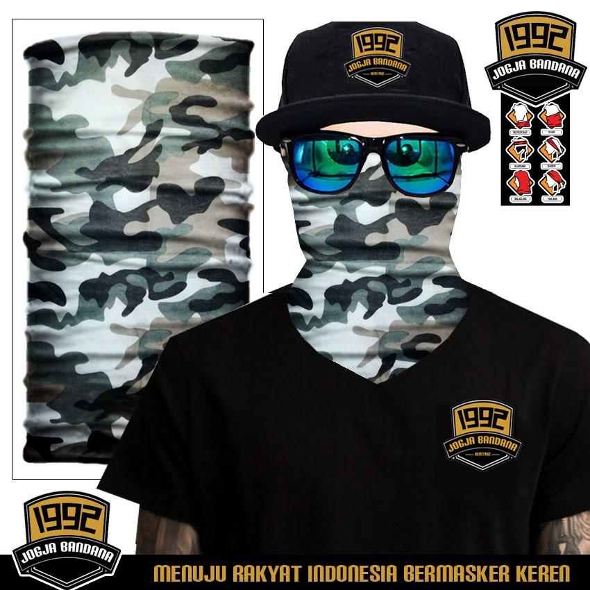 Jogja Bandana Buff (BELI 3 GRATIS 1) bandana masker serbaguna elastis Tanpa sambungan (Seamless) - Limited Edition