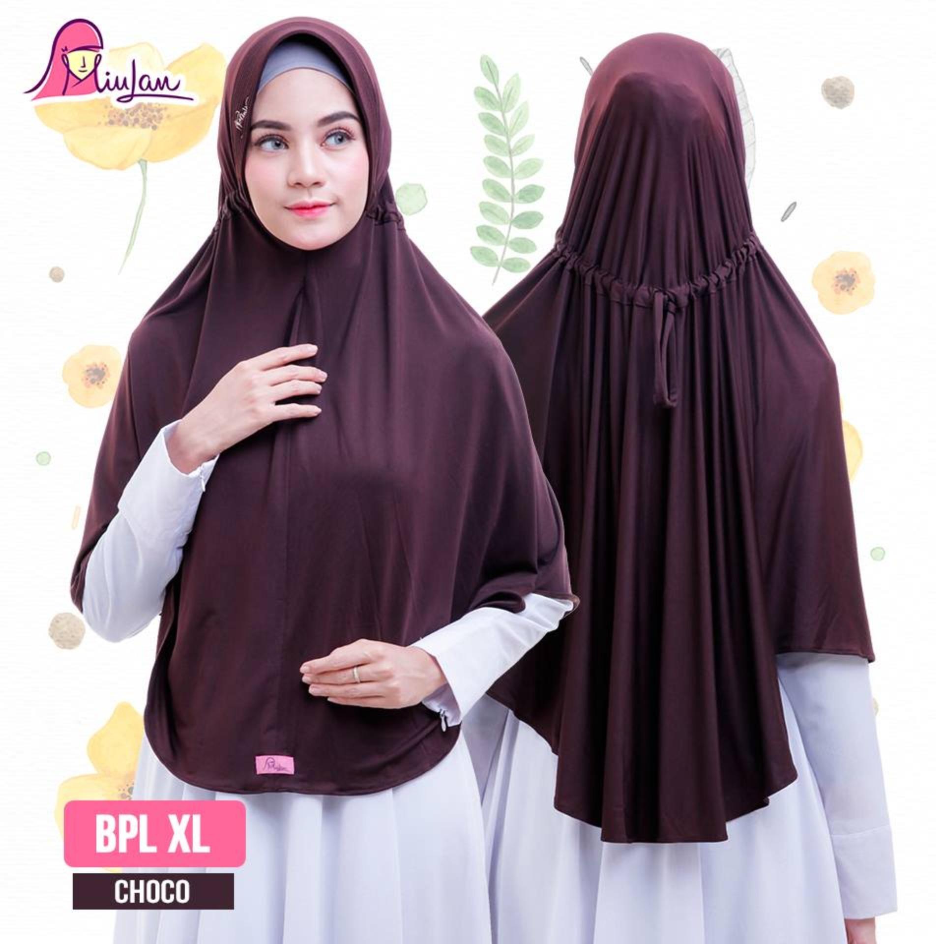 Kerudung Serut Syari Pet Plain Laura Miulan