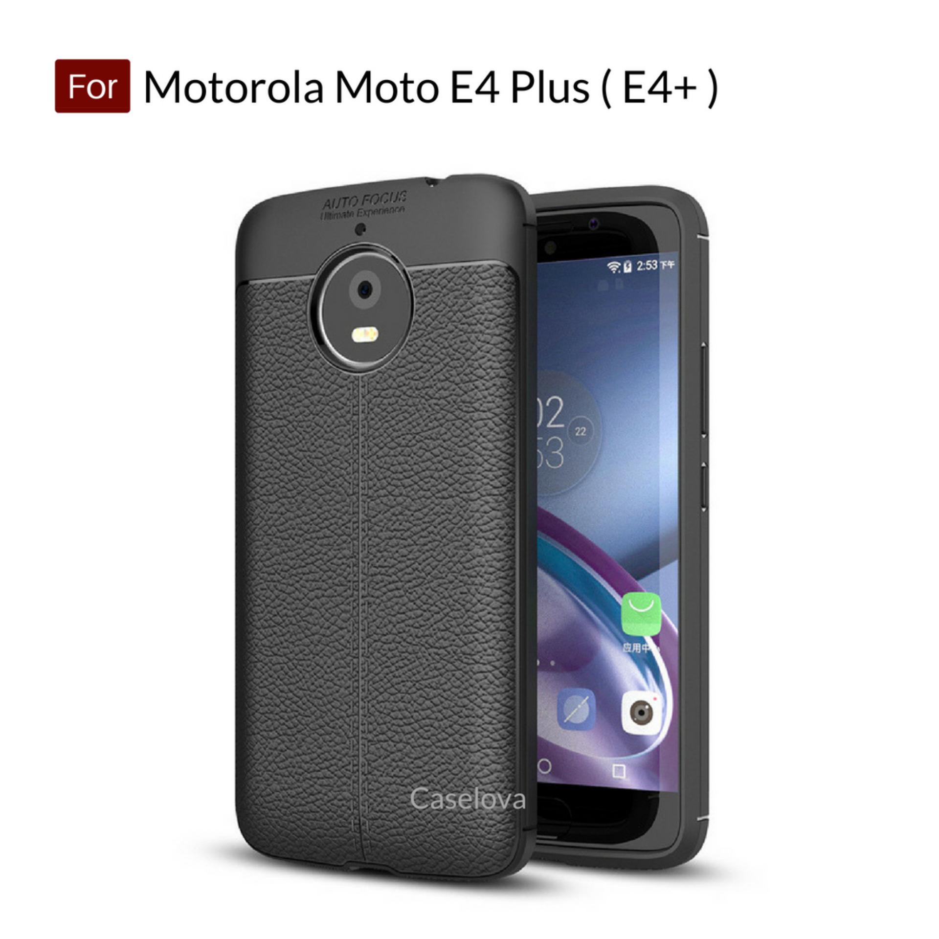 Caselova Ultimate Experience Shockproof Premium Quality Hybrid Case For Motorola Moto E4 Plus ( E4+ ) - Black