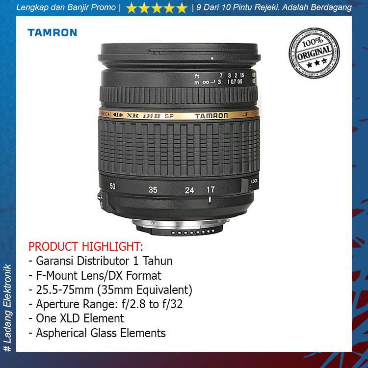 Tamron For Nikon SP AF 17-50mm f/2.8 XR Di II LD Aspherical (IF) / Garansi Distributor 1 Tahun - Original