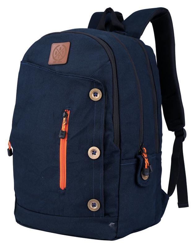 Raindoz - Tas Ransel Laptop Pria - Specta Berkualitas Harga Terbaik - RST 016 - Canvas - Biru Navy