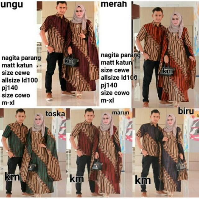 Couple Batik Nagita Parang