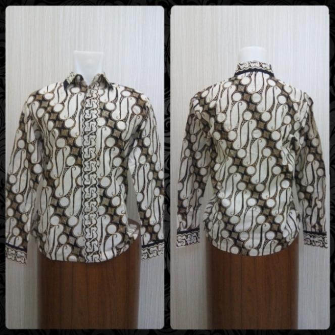 Kemeja Pria Lengan Panjang Bahan Katun Batik Printing Tanpa Furing Pakaian Kerja Batik Motif Parang Klasik SP343 Arcobaleno SAMBUT HARI BATIK NASIONAL 2018, Sambut HARBOLNAS 2018, PROMO AKHIR TAHUN 2018 dan TAHUN BARU 2019 harga murah Grosir dan Eceran