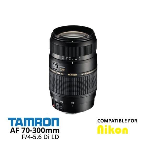 LENSA NIKON 70-300mm F 4-5-5.6 LD Macro MERK TAMRON
