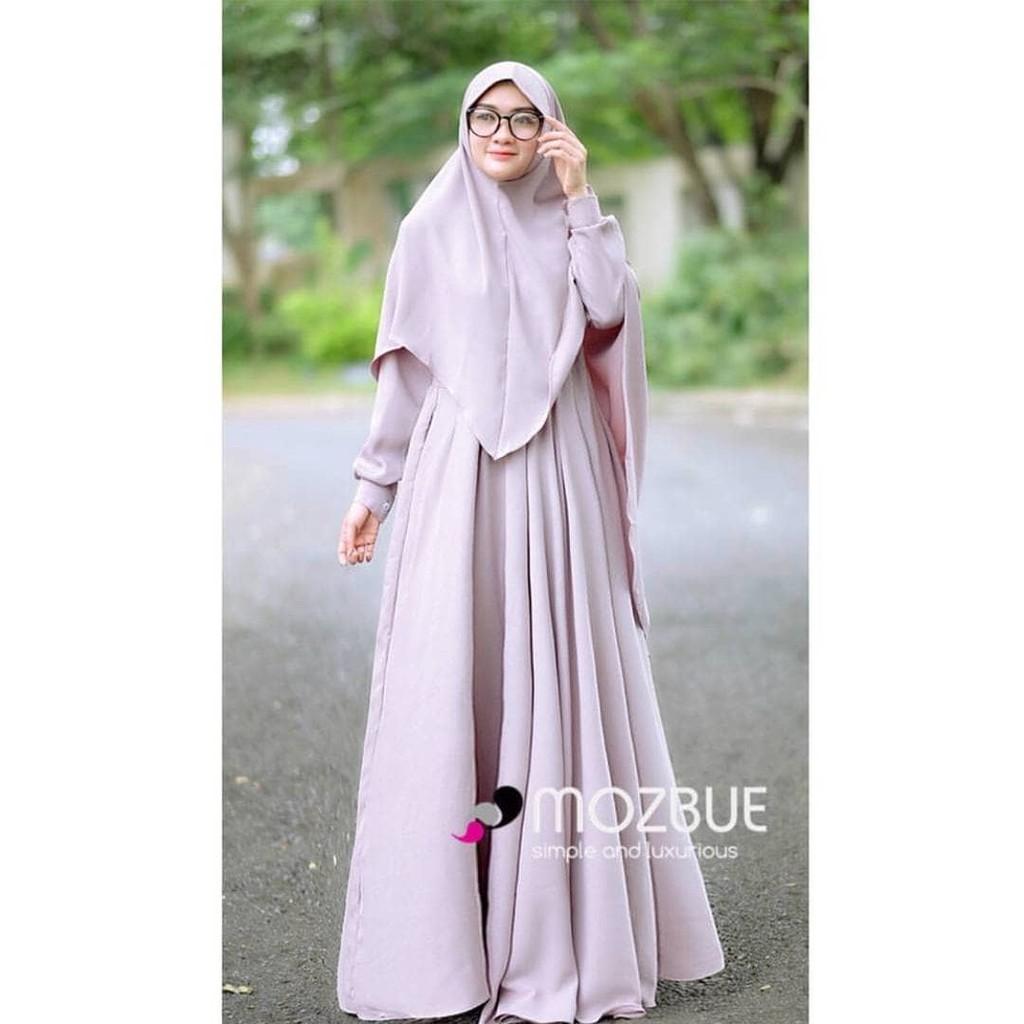 Jual Murah Syari Murah/Grosir Syari Murah/MAORI SYARI SET ABU MUDA C05
