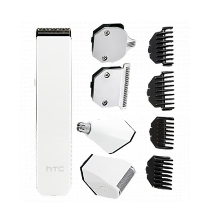 ORIGINAL Alat Cukur Rambut HTC 5 in 1 AT-1201 Professional Alat Pencukur Rambut Kumis Jenggot Bulu Hidung