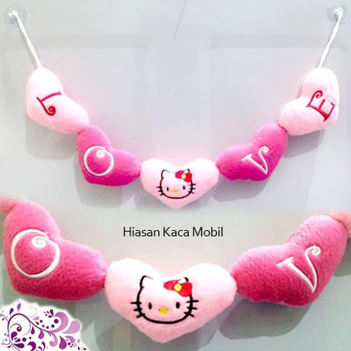 Boneka Hias Kaca Mobil Hello kitty - Aksesoris Mobil Grosir Murah
