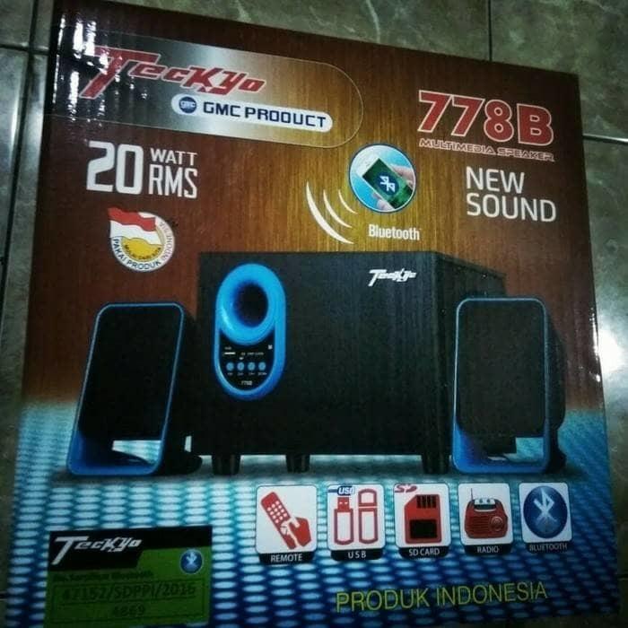 Referensi Speaker Aktif SPEAKER BLUETOOTH TECKYO 778B BY GMC product / SPEAKER BLUETOOTH GMC