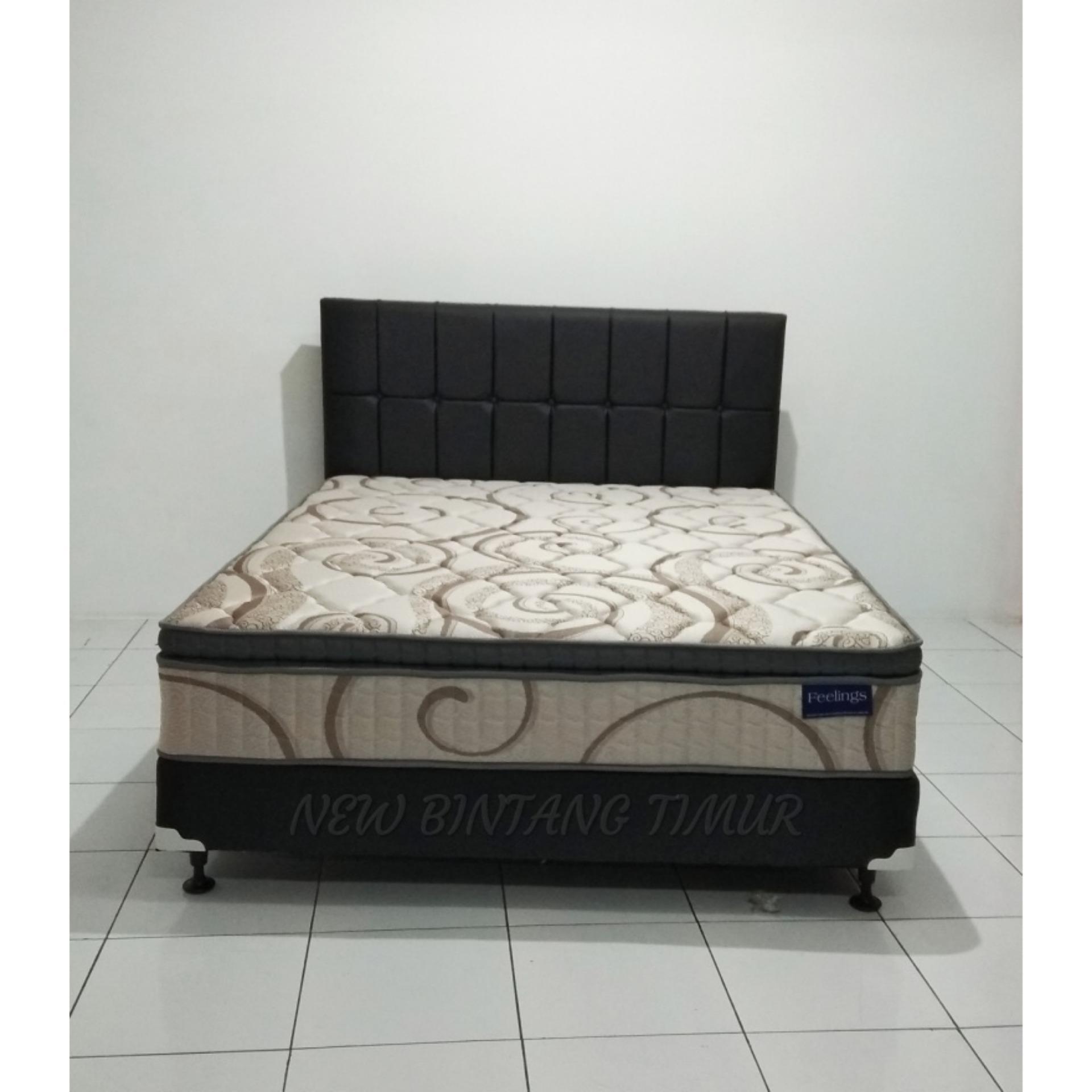 Spring Bed Romance Feelings Plush Top 160 x 200 Full Set