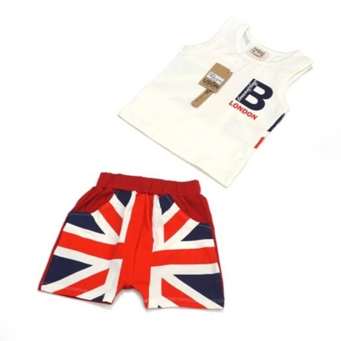 Jual Pakaian Anak Hey London Shirt Red Berkualitas