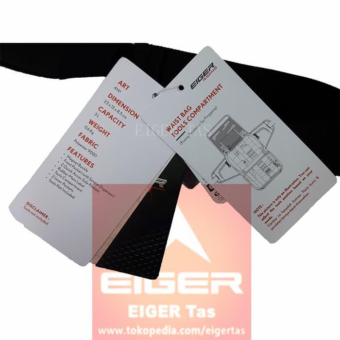 DISKON Tas Pinggang Eiger 4141 -Black -Camaro 1.1 Waist Bag Tool Compartment