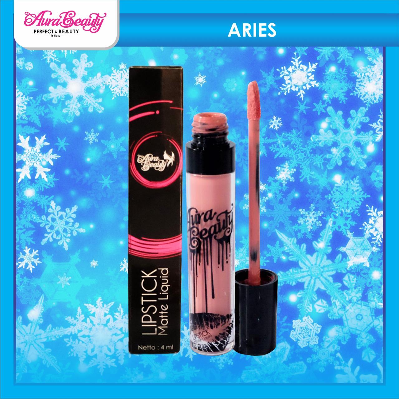 STOK TERBATAS!!! AURA BEAUTY LIPMATTE Red Viola Charmed Pink Hypno Aries Ceries Nude Tekstur Creamy Liquid Waterproof Tahan Lama GARANSI BPOM Tekstur Lembut Ringan Dibibir - Liptint - Lipstick - Colour Matte - Limited Edition - Make Up - Tahan Air