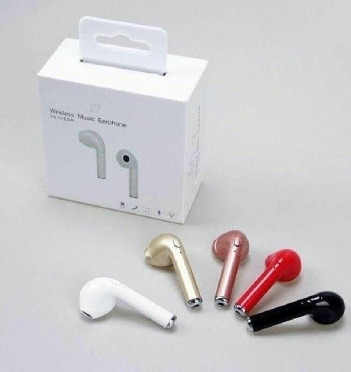 Pusat Barang Unik MU HEADSET BLUETOOTH HBQ i7R WIRELESS MUSIC EARPHONE ALAT UNTUK MENDENGARKAN MUSIK MURAH TERMURAH TERLARIS TERBARU