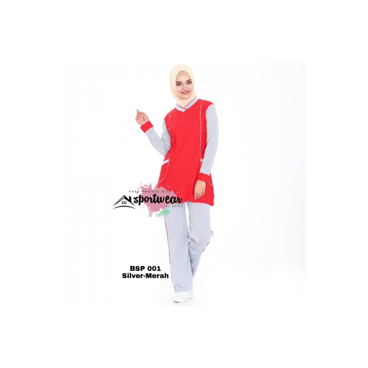 BAJU OLAHRAGA WANITA - BAJU SENAM MUSLIM