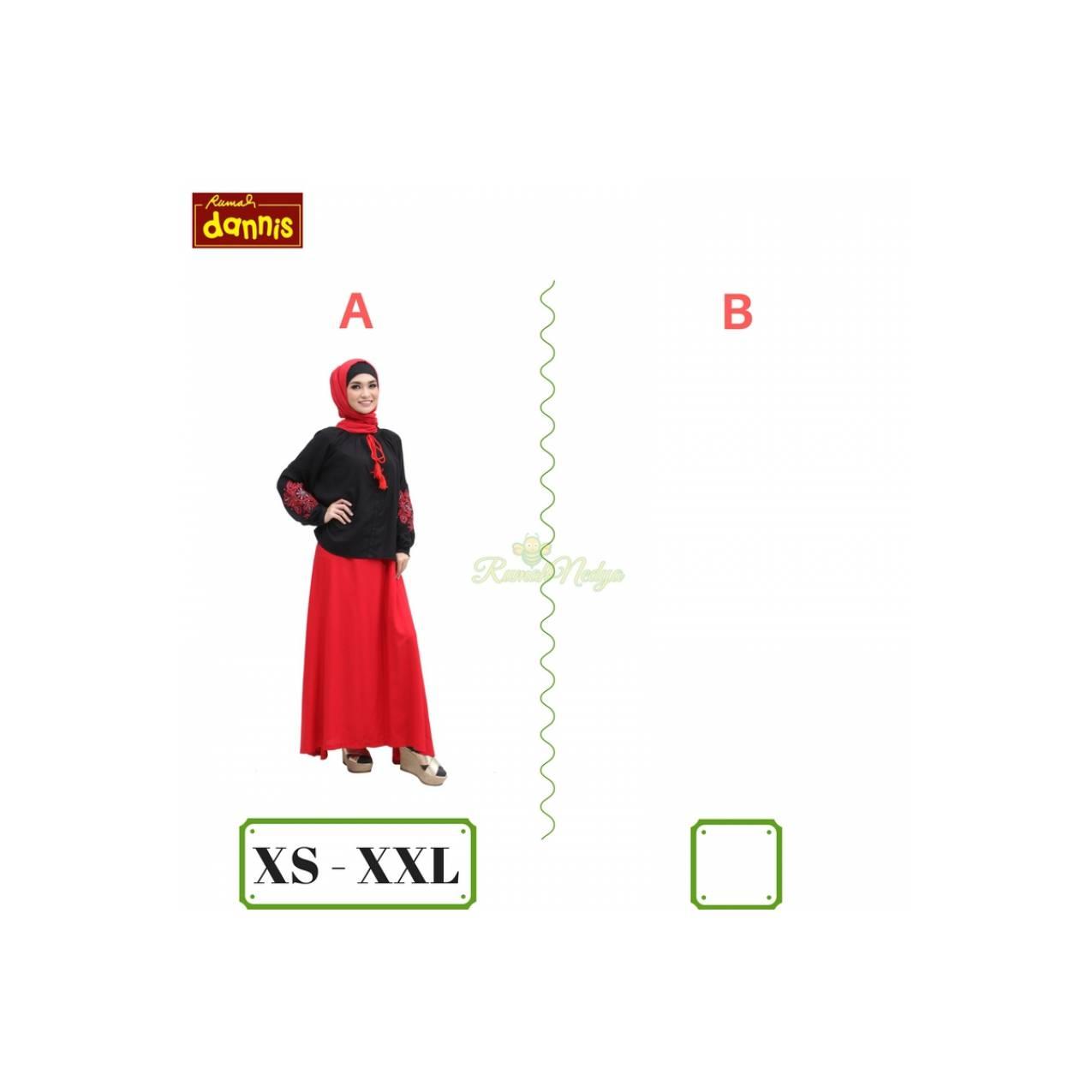 Gamis DANNIS 379rb / Abaya / Setelan / Baju Muslim