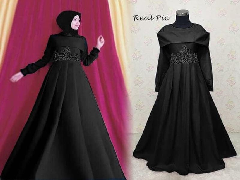 121374 GAMIS PESTA NIARA HITAM