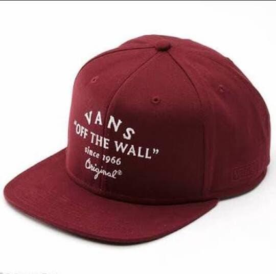 RANCA CLOTHING TOPI SNAPBACK VANS OF THE WALL 1.230 / MAROON - NCIFup