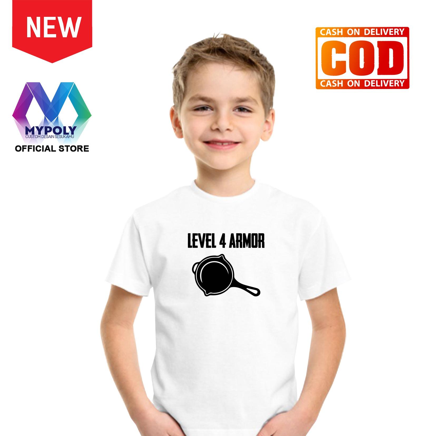 Kaos Premium Mypoly Anak Pria laki-laki AP / Baju Couple Family Keluarga / Tshirt distro / Fashion atasan / Kaos Anime / Kaos Animasi / Kaos Super Hero / Kaos Kartun / Kaos Cartoon / Kaos Lucu / Kaos Gambar Karakter / Kaos Anak PUBG Armor