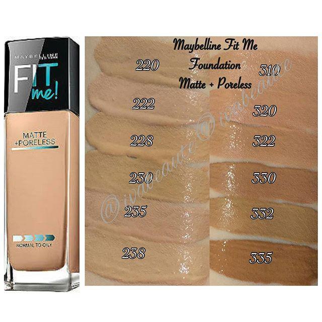 MAYBELLINE FIT ME ! Matte + Poreless Foundation